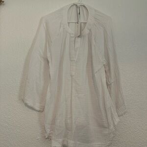 Chic White Blouse by Chelsea & Theodore